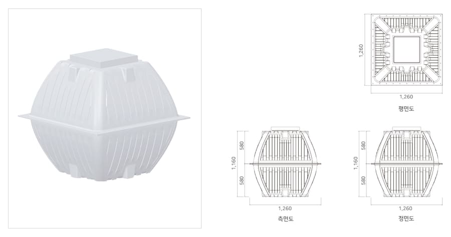 Two-piece 물탱크